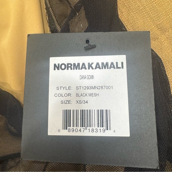 NWT Norma Kamali
Diana One Shoulder Gown Dress Meshe Size XS - Picture 5 of 11